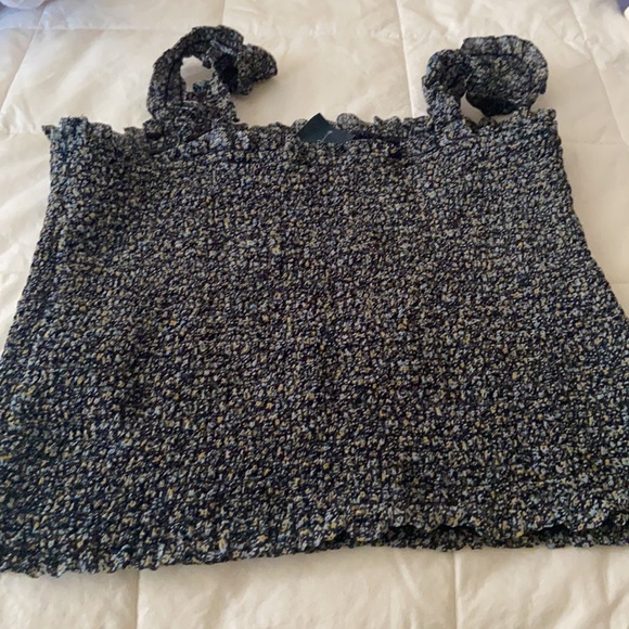 NWT Abercrombie & Fitch Floral Stretch Tank Top Medium - Picture 5 of 5